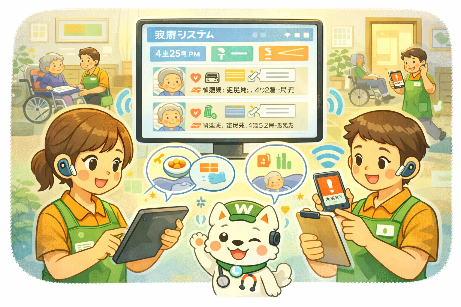 タブレット記録 イメージ